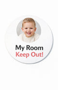 Personalised My Room Door Sign 140mm Round