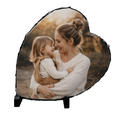 Personalised Large Heart Photo Slate – Custom Picture Display (30cm x 20cm)