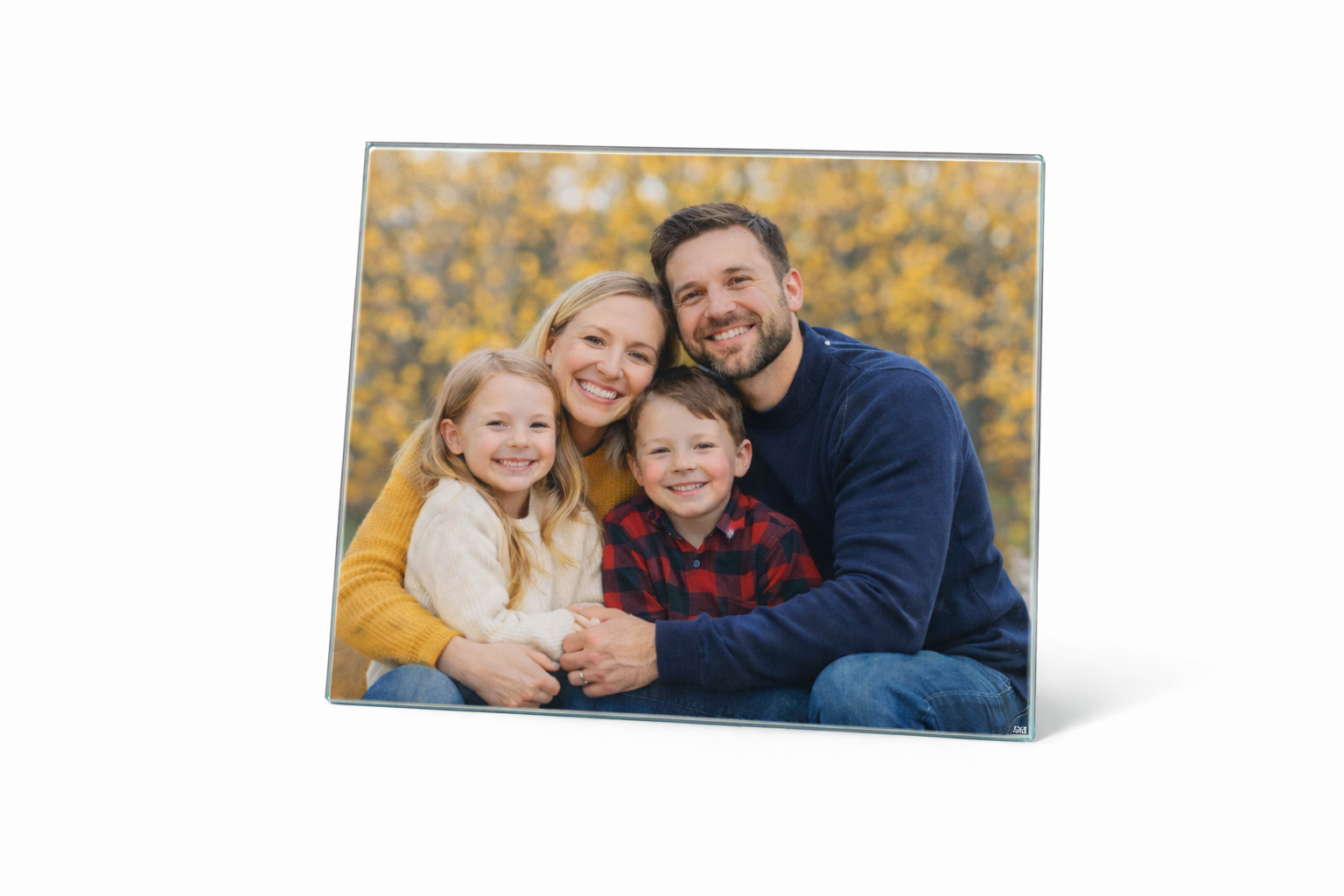 Personalised Glass Chopping Board – Custom Photo Cutting Board (28cm x 30cm)