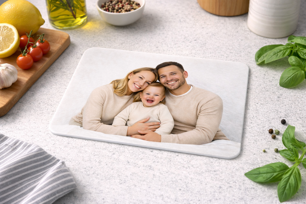 Personalised large Polymer Cutting Board – Custom Kitchen Chopping Board